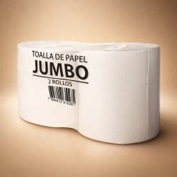 Toalla Jumbo Extra Blanca 250 m (Pack 2 Unidades)