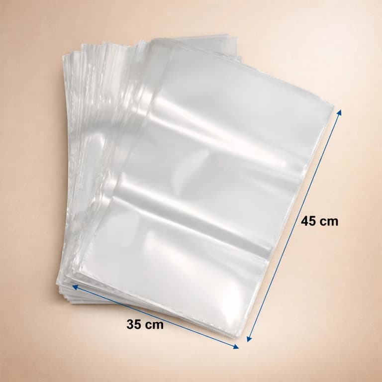 Bolsas de Polietileno Gruesas 35 × 45 cm