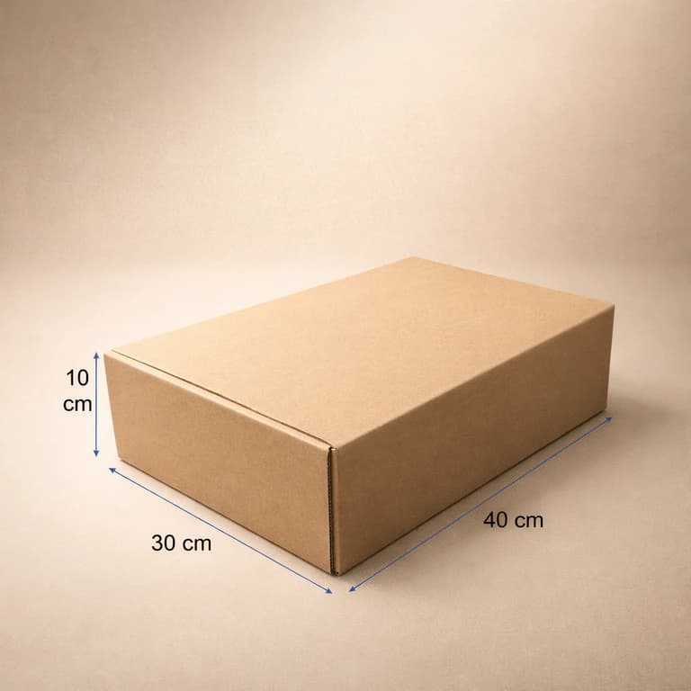 Caja de Cartón Premium Autoarmable 40 × 30 × 10 cm