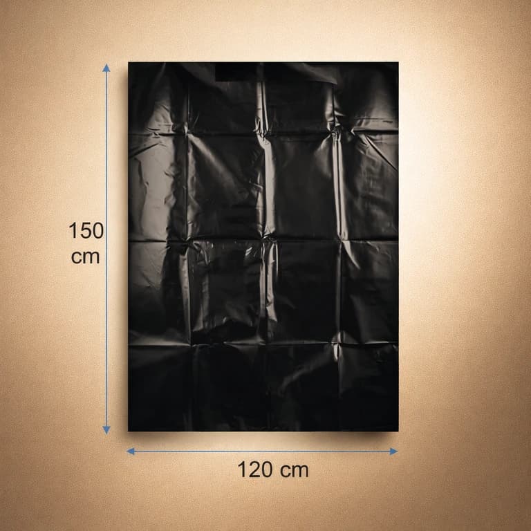 Bolsa de Basura Gruesa 120 × 150 cm (90 Mic)