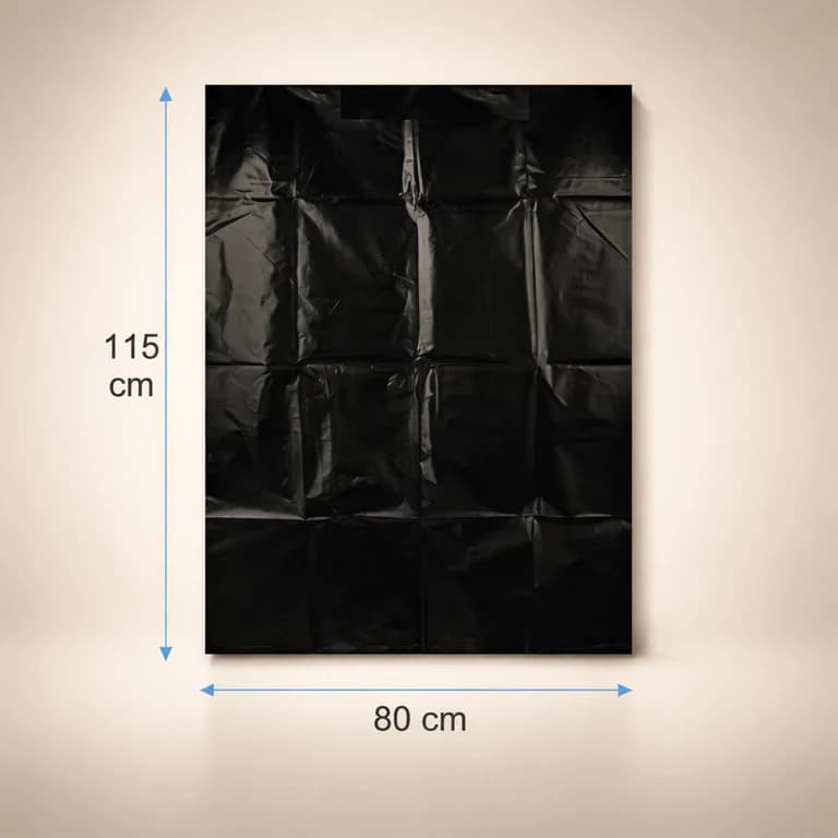 Bolsa de Basura Gruesa 80 × 115 cm (90 Mic)