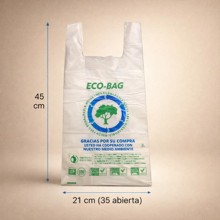 Bolsas Compostables Eco-Bag 35 × 45 cm