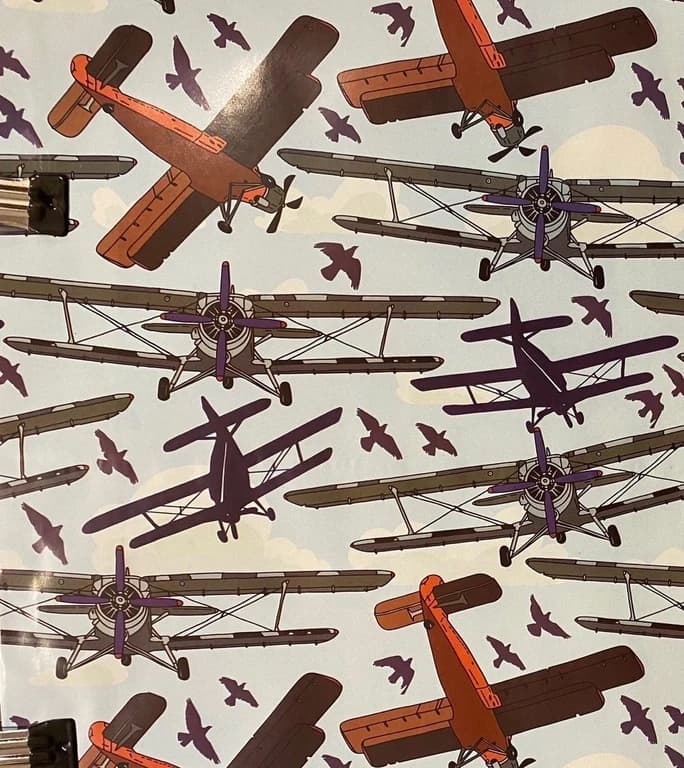 SOBRE DE PAPEL CON PEGAMENTO 47×60 CM AVIONES