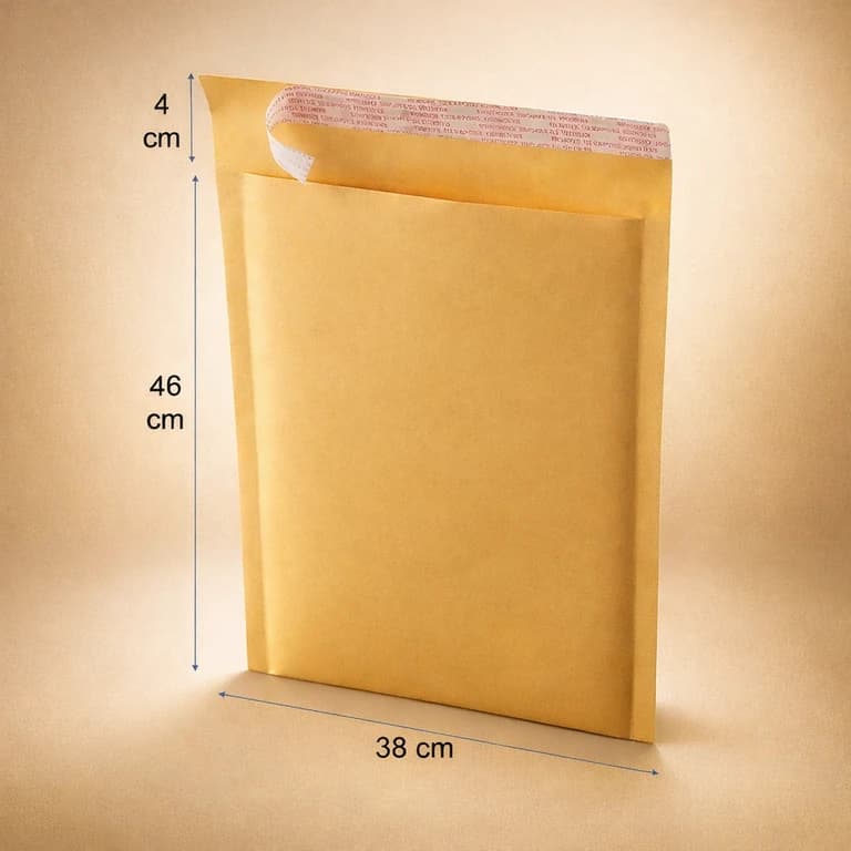 Sobre Courier Acolchado (Burbuja) Kraft 38 × 46 cm